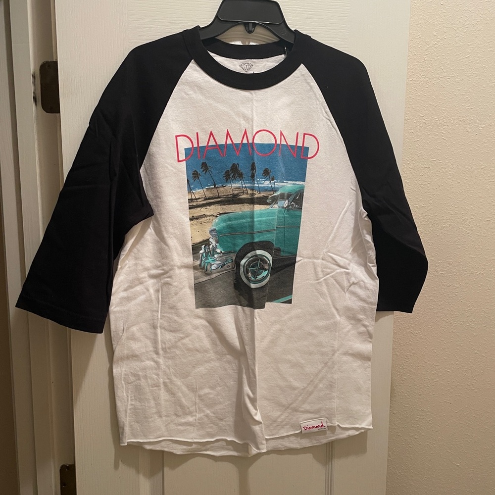 Diamond Supply Co. Black and White Tee